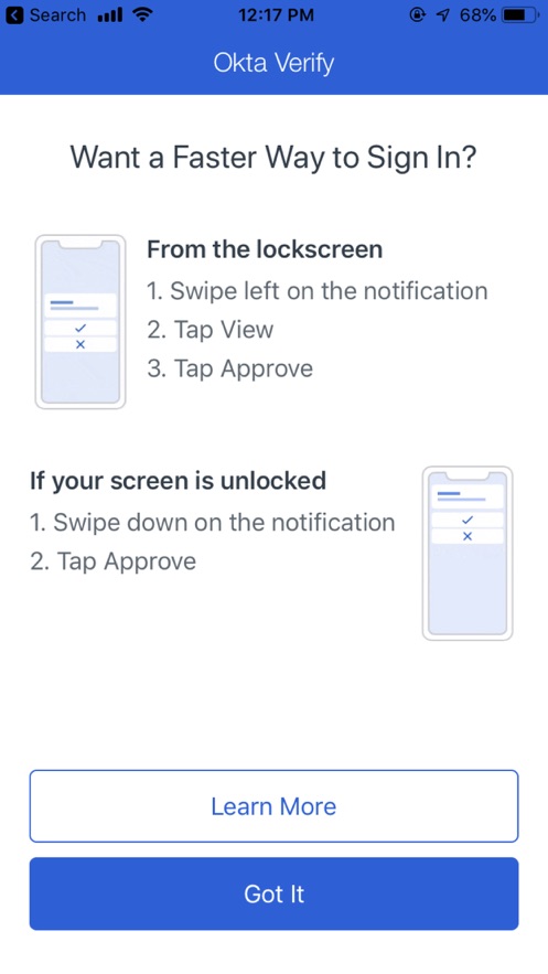 Okta Verify app3