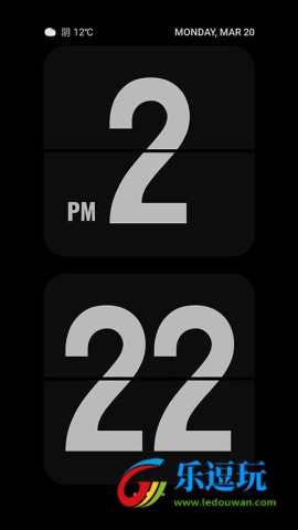 翻页桌面时钟app