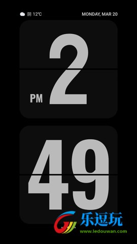 翻页桌面时钟app